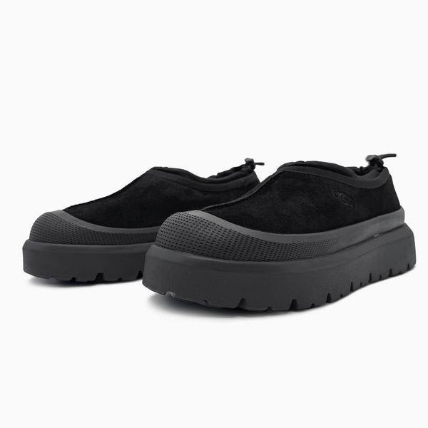 Зимові уггі Угг Тасман Гібрид чорні з хутром ugg-0101 фото